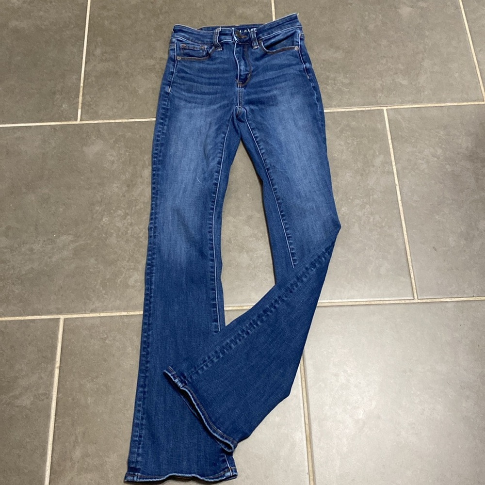 American Eagle 🦅 Skinny Kick jeans. Size 00 Regular - Picture 6 of 7